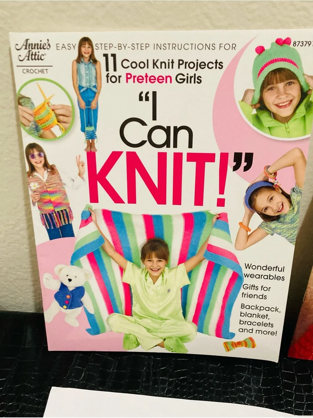 2 Knit Pattern Books: I Can Knit! & My Knitting Teacher Book Set